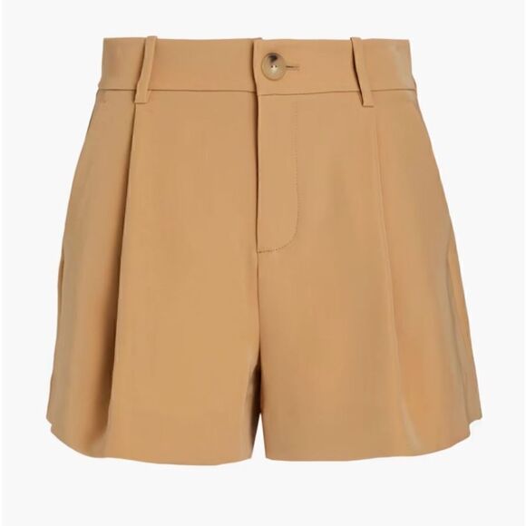 Vince Cady Hi-Waisted Polyester Short in Camel NWT Size 10 - Picture 4 of 8